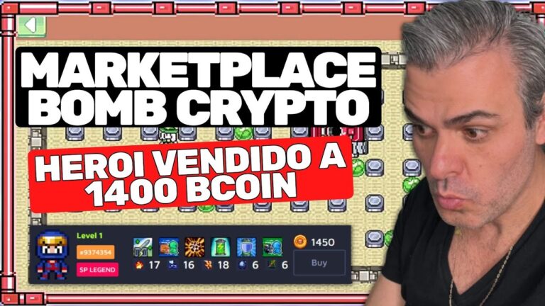 BOMBER CRYPTO MARKEPLACE FUNCIONANDO HEROI VENDIDO A 1400 BCOINS BOMB CRYPTO
