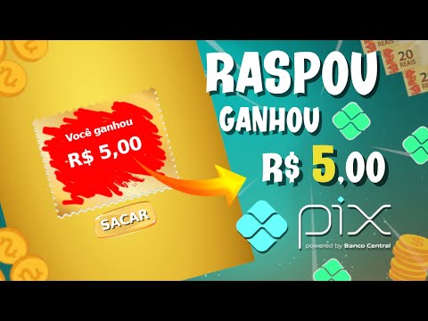 APP PARA GANHAR DINHEIRO NO PIX RASPANDO O DEDO NA TELA E GANHE $5,23 REAIS