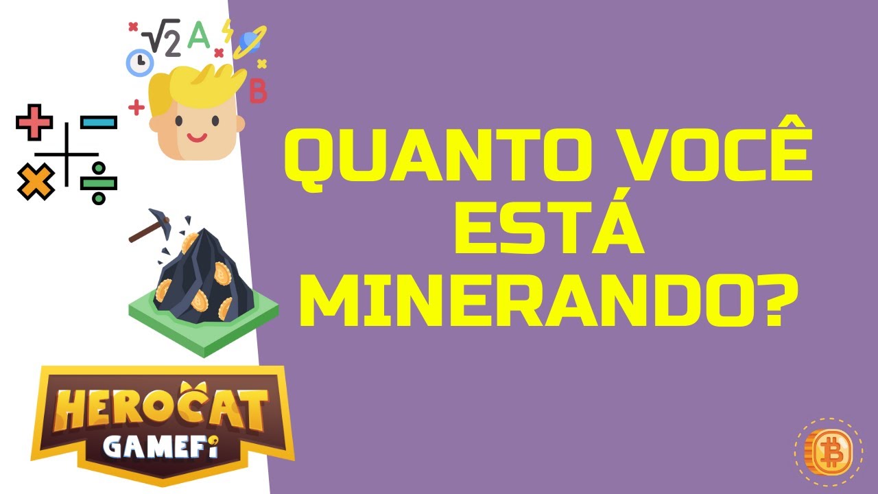 🐱 HEROCAT - PLANILHA TOP DE MINERAÇÃO! APRENDA A CALCULAR SEUS GANHOS