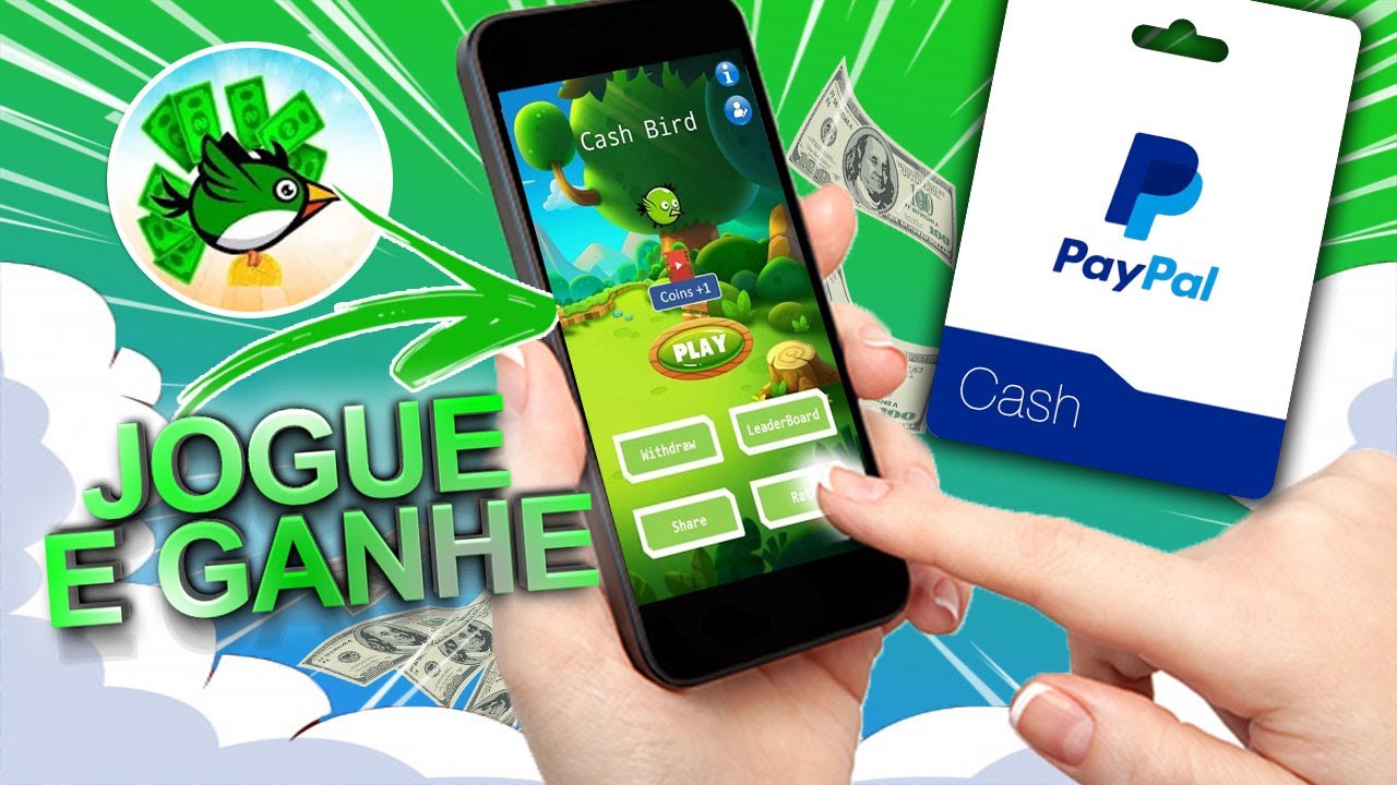 APP BIRD CASH  JOGUE E GANHE DINHEIRO NO PAYPAL