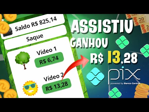 APP DE GANHAR DINHEIRO PAGANDO $7,12 VIA PIX PARA ASSISTIR VIDEOS