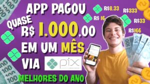 APP DE GANHAR DINHEIRO QUE PAGA $50 VIA PIX TODO DIA + PROVA DE PAGAMENTO