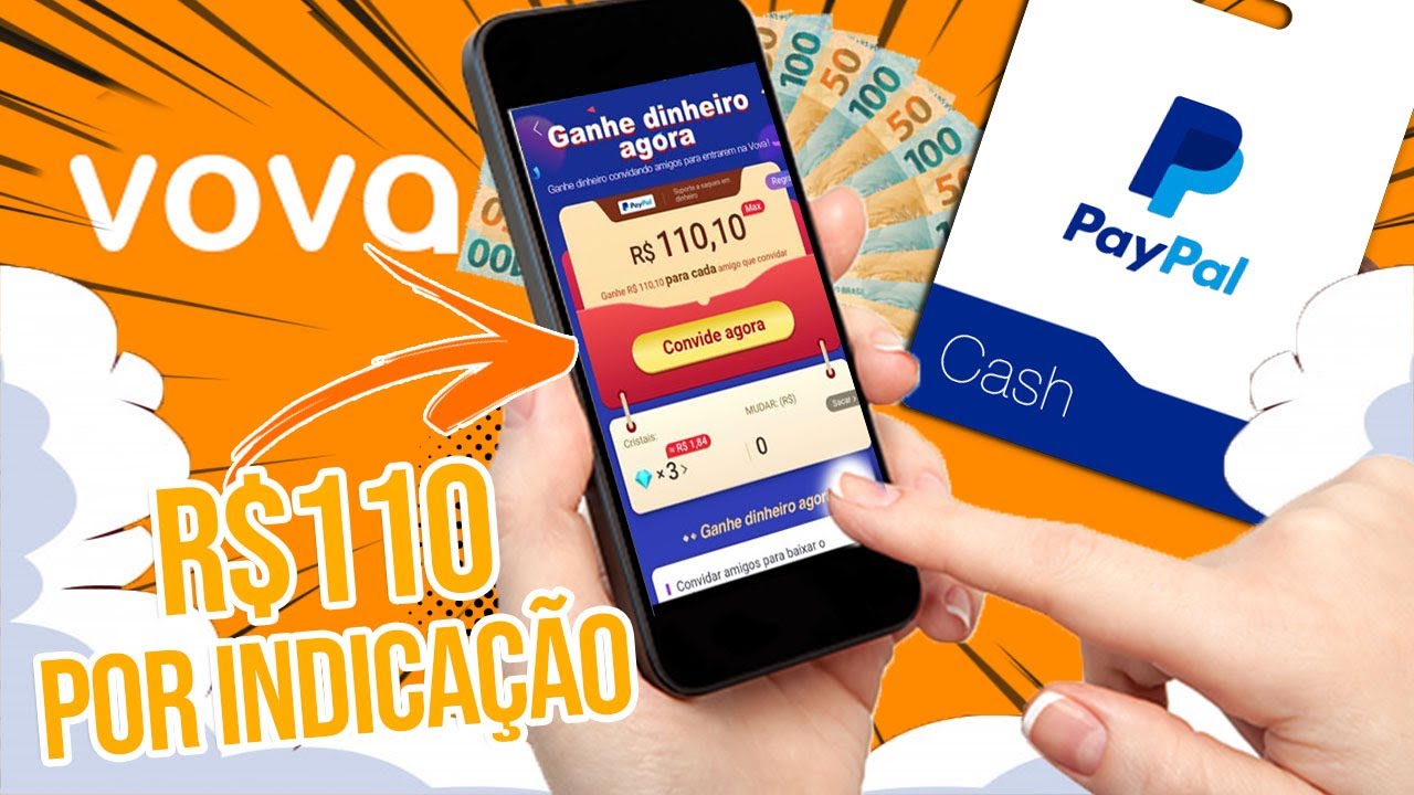 APP VOVA  GANHE DINHEIRO CONVIDANDO AMIGOS (MUITOS CUPONS DE DESCONTO)