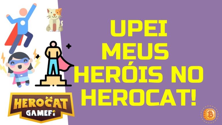 🐱 HEROCAT - UPEI MEUS HERÓIS PRO NIVEL 300 NO MINI-GAME! O QUE APRENDI ATÉ AGORA?