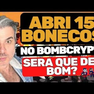 BOMB CRYPTO | ABRI 15 HEROIS NO BOMBER CRYPTO FECHEI A SEGUNDA CONTA SERA QUE DEU BOM