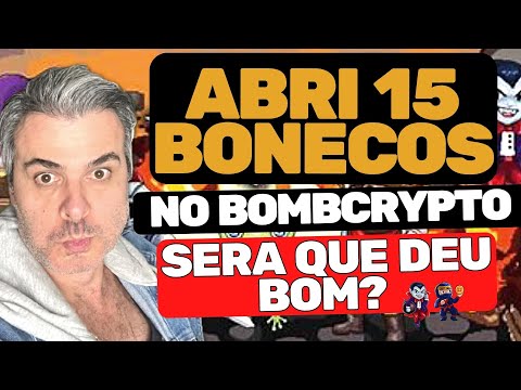 BOMB CRYPTO | ABRI 15 HEROIS NO BOMBER CRYPTO FECHEI A SEGUNDA CONTA SERA QUE DEU BOM