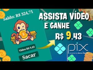 APP DE GANHAR DINHEIRO PAGANDO PIX PARA ASSISTIR VIDEOS E GANHE $7,12 POR DIA