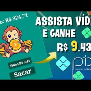 APP DE GANHAR DINHEIRO PAGANDO PIX PARA ASSISTIR VIDEOS E GANHE $7,12 POR DIA