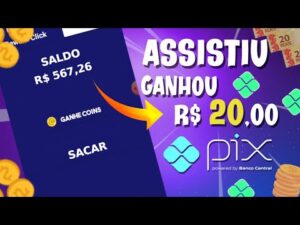 NOVO APP DE GANHAR DINHEIRO QUE PAGA $20,00 VIA PIX PARA ASSISTIR VIDEOS COM PROVA DE PAGAMENTO