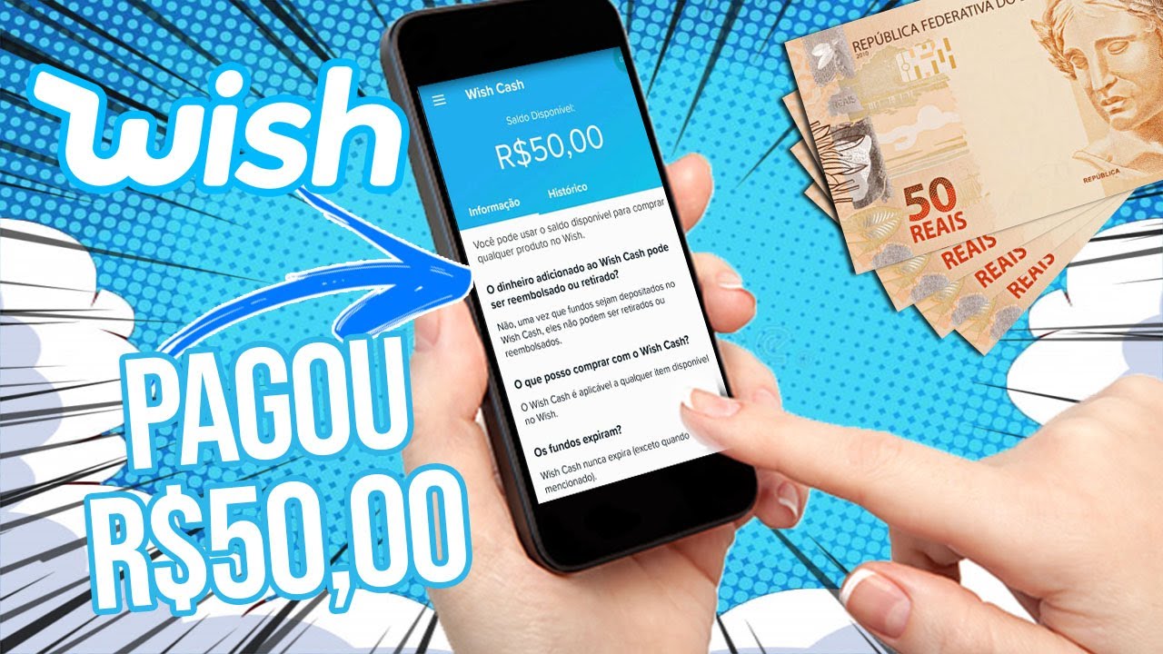 GANHE DINHEIRO COM O WISH (PAGOU R$50) MUITO TOP!!!