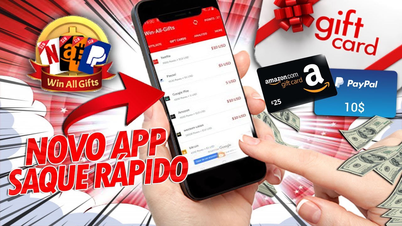 GANHE GIFT CARD E DINHEIRO NO PAYPAL FAZENDO TAREFAS SIMPLES (NOVO APP)