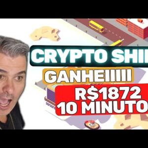 GANHEI R$1872 EM 10 MINUTOS NO CRYPTOSHIPS | VENDEDOR GLOBAL