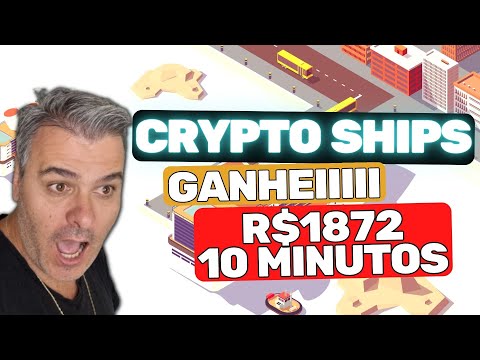 GANHEI R$1872 EM 10 MINUTOS NO CRYPTOSHIPS | VENDEDOR GLOBAL