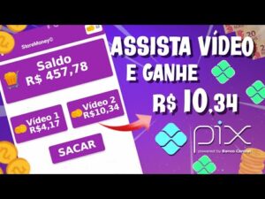 NOVO APP DE GANHAR DINHEIRO PAGANDO $10,12 VIA PIX PARA ASSISTIR VIDEOS COM PROVA DE PAGAMENTO