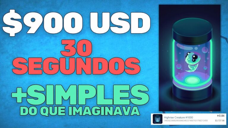 NFT FLIPPING | COMO FIZ $900 VENDENDO NFT EM MENOS DE 10 MINUTOS