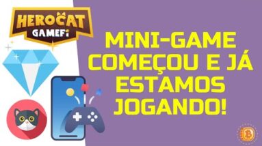 🐱 HEROCAT - O MINI-GAME COMEÇOU E VAMO GANHAR MUITA GRANA! / 4 DIAS DE BÔNUS DE MINERAÇÃO