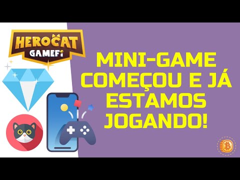 🐱 HEROCAT - O MINI-GAME COMEÇOU E VAMO GANHAR MUITA GRANA! / 4 DIAS DE BÔNUS DE MINERAÇÃO