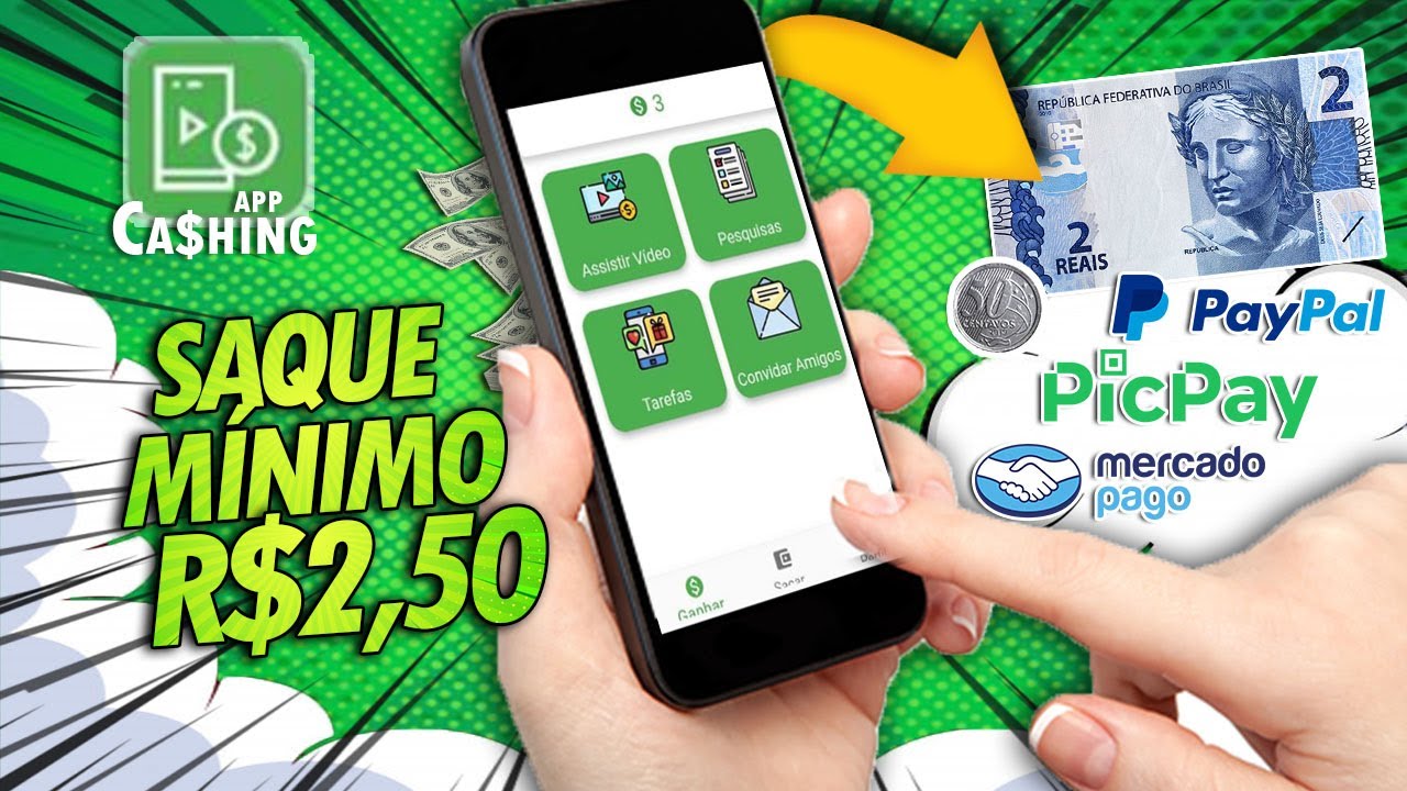 NOVO APP CASHING COM MUITAS TAREFAS 📲  💲