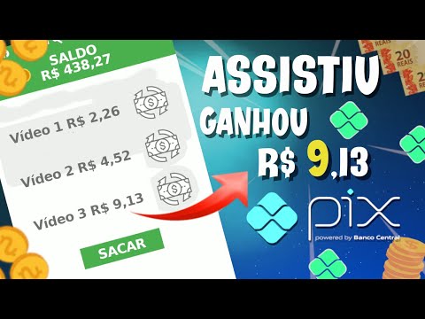 NOVO APP DE GANHAR DINHEIRO PAGANDO $9,12 VIA PIX PARA ASSISTIR VIDEOS