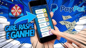 GIRE A ROLETA, RASPE AS RASPADINHAS E TROQUE SUAS MOEDAS POR DINHEIRO NO PAYPAL