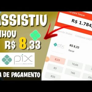 [PAGOU] APP DE GANHAR DINHEIRO QUE PAGA $8,88 VIA PIX PARA ASSISTIR VIDEOS