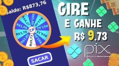 APP PARA GANHAR DINHEIRO GIRANDO ROLETA PAGA $9,20 NO PIX + PROVA DE PAGAMENTO