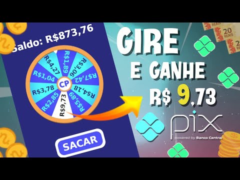 APP PARA GANHAR DINHEIRO GIRANDO ROLETA PAGA $9,20 NO PIX + PROVA DE PAGAMENTO