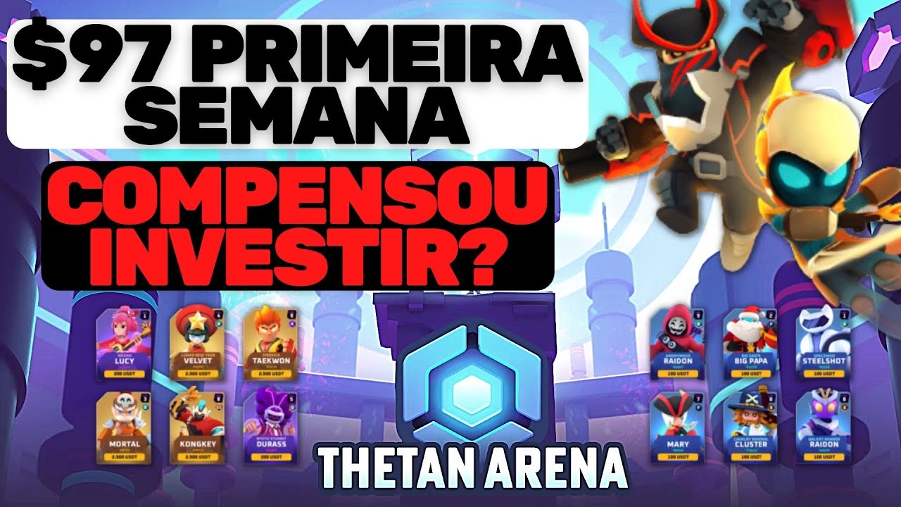 THETAN ARENA QUANTO GANHEI NA PRIMEIRA SEMANA | VENDEDOR GLOBAL