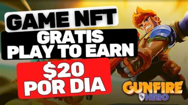 NFT TOTALMENTE GRATUITO PAGANDO NO FREE | GAME NFT GUNFIRE HERO PLAY TO EARN