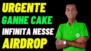 AIDROP PAGANDO CAKE INFINITA | GANHE A CRIPTOMOEDA CAKE NESSE AIRDROP