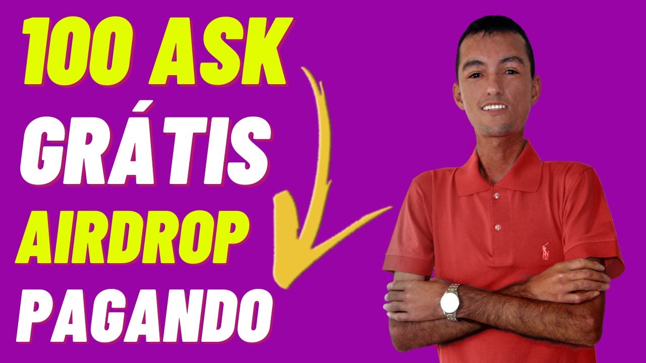 AIRDROP ASK GANHE 100 UNIDADES DESTA CRIPTOMOEDA GRATUITAMENTE