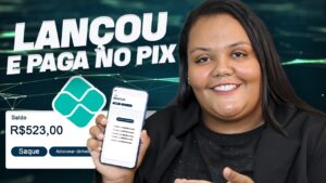 APP NOVO PAGA NO PIX (COMO GANHAR DINHEIRO NA INTERNET)