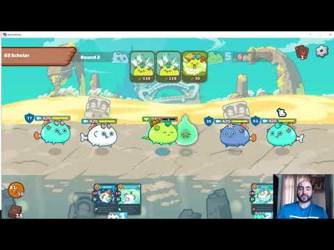 AXIE INFINITY GAMEPLAY - Time com 1 Planta + 2 Peixes Funciona?