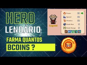 BOMB CRYPTO -  MEU LENDÁRIO CONSEGUE FARMAR QUANTOS BCOINS?