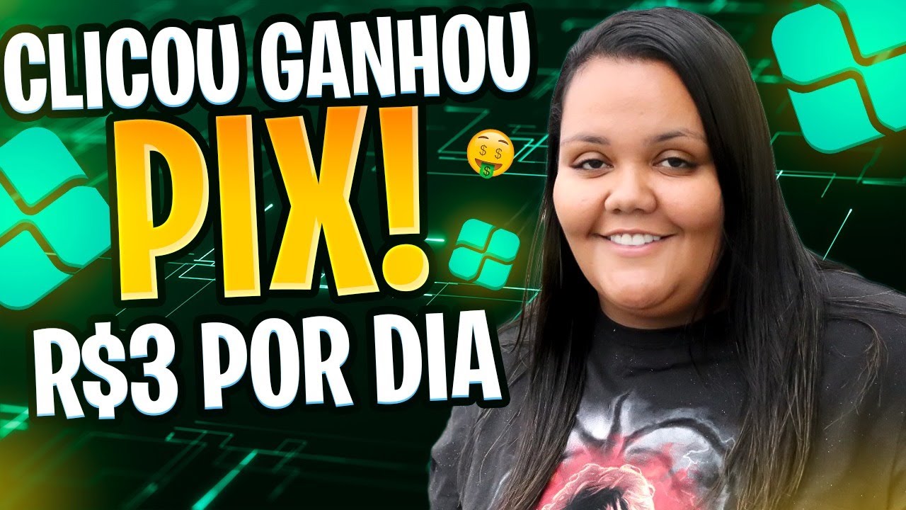 CLICOU GANHOU PIX! NOVO APP PARA GANHAR DINHEIRO