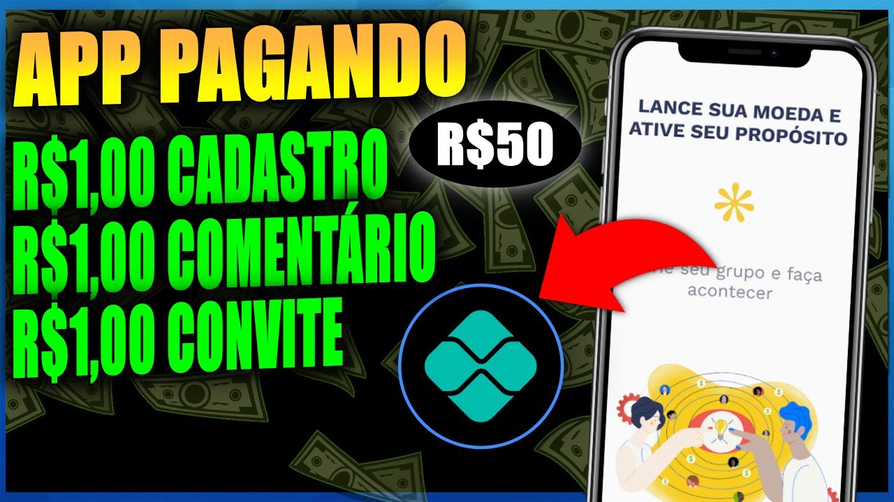 CHEGOU! APP PAGANDO PIX GANHE DINHEIRO  CRIANDO, COMENTANDO E INDICANDO | PIX