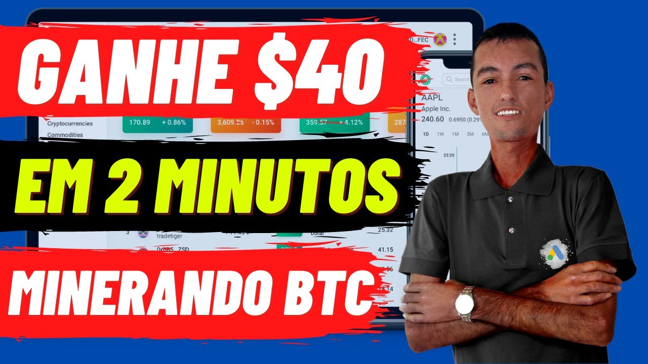 GANHE $40 EM 2 MINUTOS MINERANDO BITCOIN [MINING BTC]