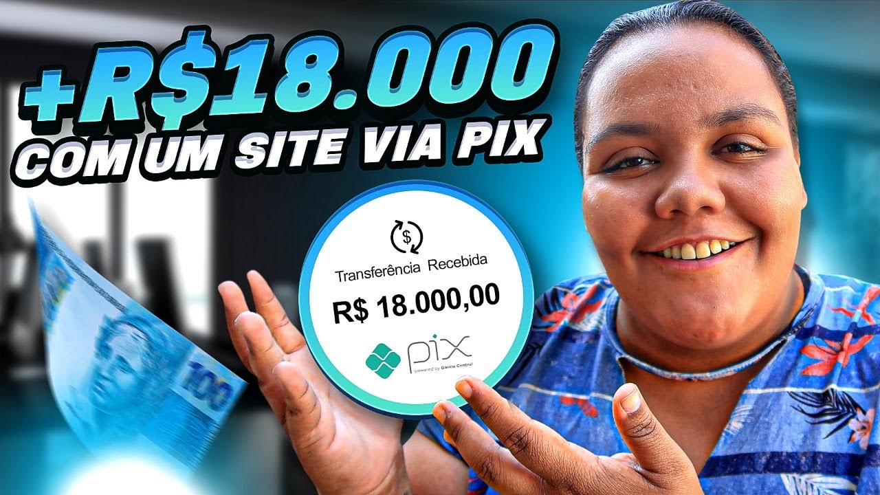 GANHEI R$18.116,00! SITE QUE PAGA VIA PIX (GANHAR DINHEIRO ONLINE)