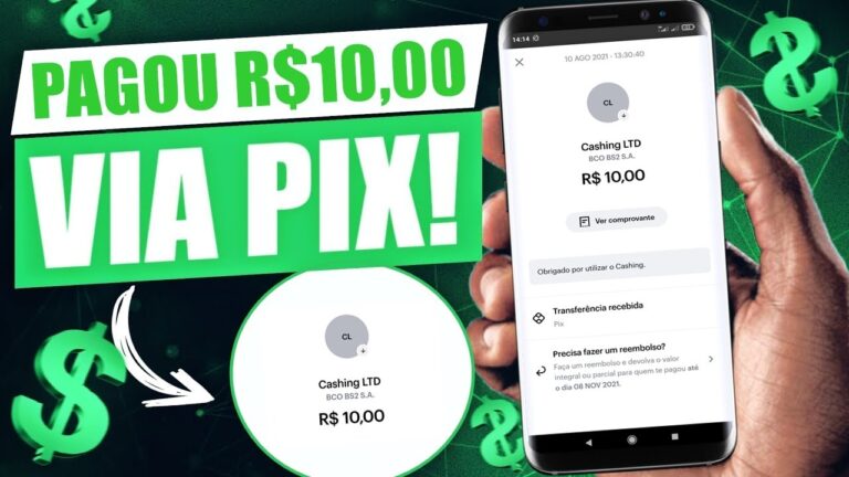 PAGA NA HORA!! APLICATIVO para GANHAR DINHEIRO (PIX, PAYPAL E GIFT CARDS)