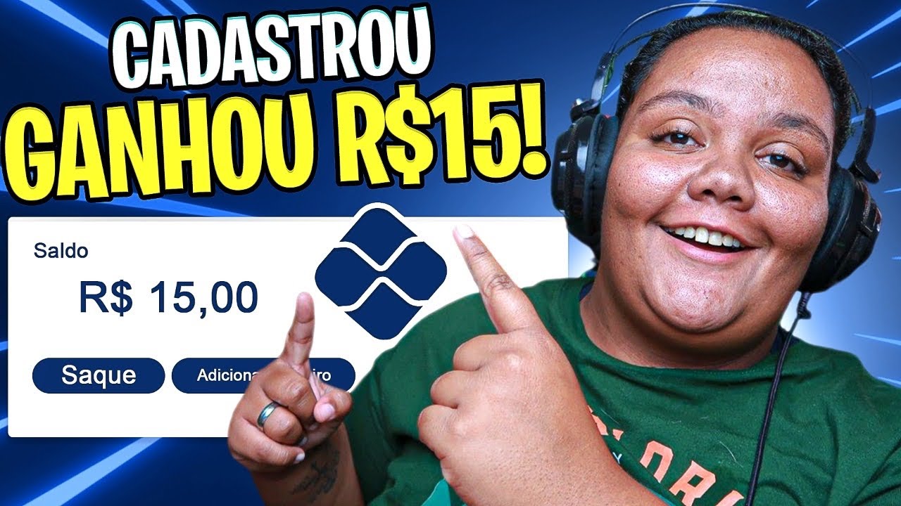 R$15 NO CADASTRO! COMO GANHAR DINHEIRO NA INTERNET (VIA PIX)