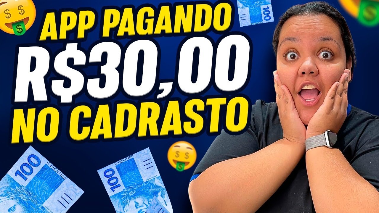 R$30 NO CADASTRO CORRE! APP PARA GANHAR DINHEIRO