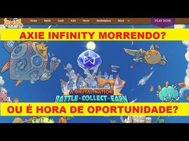 [ REALIDADE ATUAL ] FIM DO AXIE INFINITY OU MELHOR MOMENTO PARA ENTRAR?