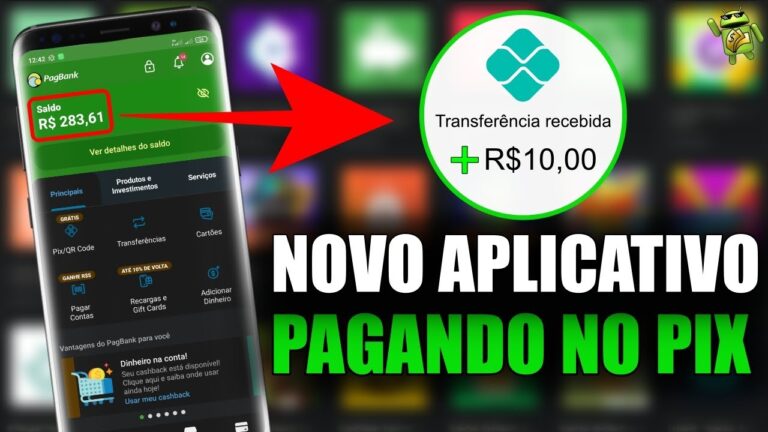 SAIU!! NOVO APP para GANHAR DINHEIRO NO PIX