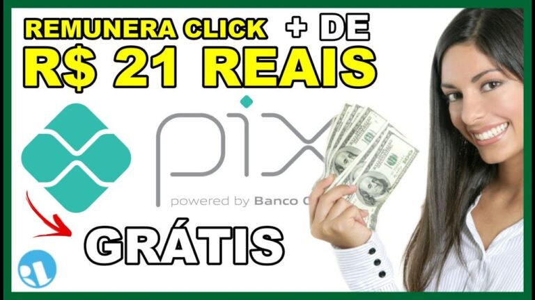 💸😎 PIX DE GRAÇA PELO PC | SITE PARA GANHAR DINHEIRO NA INTERNET | REMUNERA CLICK | SITE PAGANDO 2021