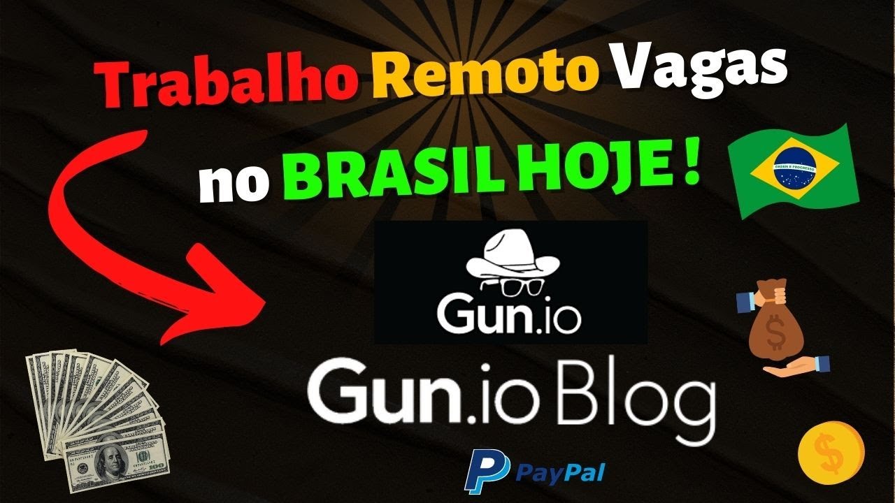 Trabalho Remoto autônomos e assalariados para desenvolvedores e designers de projeto GUN.IO