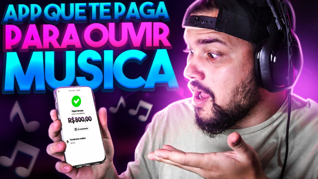 Ganhe $14,98 para ouvir UMA MUSICA, Melhor APP para ganhar dinheiro ONLINE