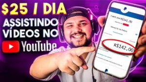 Ganhe dinheiro ASSISTINDO VÍDEOS do YOUTUBE [NOVO APP]