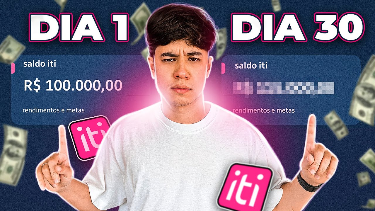 DEIXEI 100 MIL REAIS DURANTE 30 DIAS NO BANCO ITI! QUANTO RENDEU?