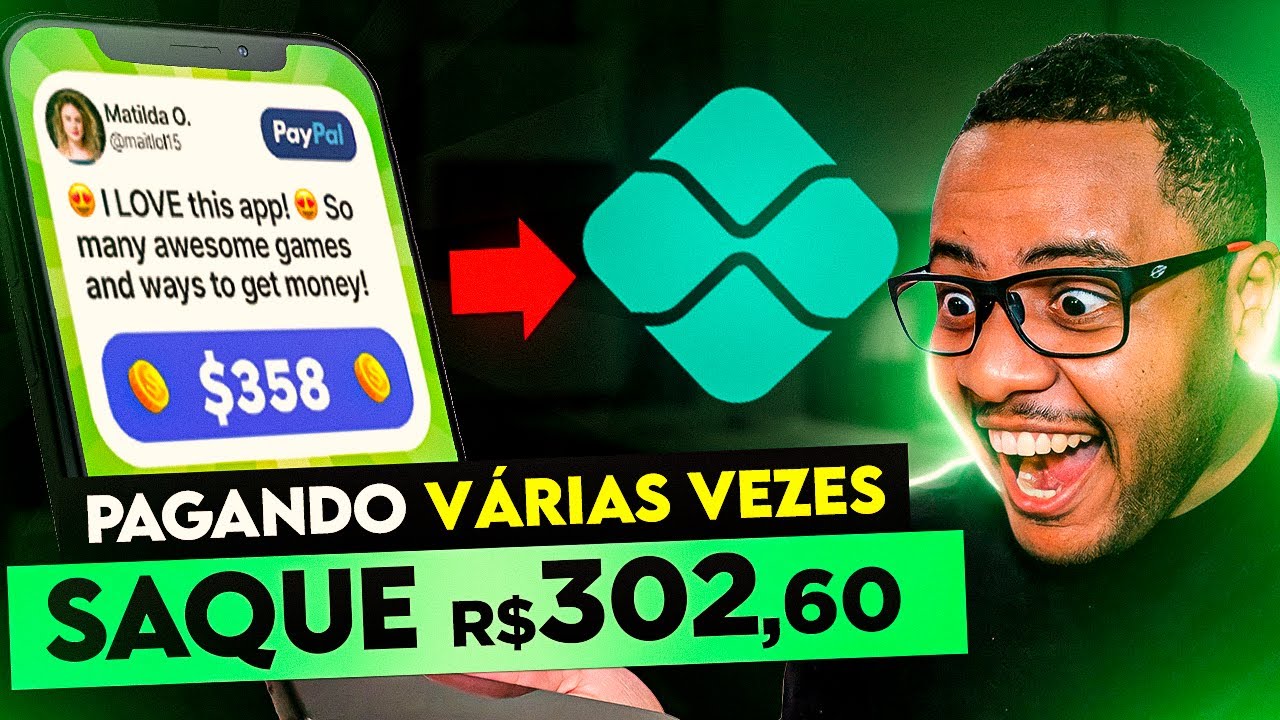 [SAQUEI 7x VEZES] Aplicativo Pagando R$302,60 |TODOS PODEM SACAR Melhor App de Ganhar Dinheiro