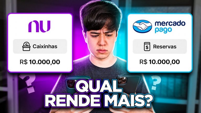 VOCÊ ESTÁ PERDENDO DINHEIRO! CAIXINHAS DO NUBANK VS RESERVAS DO MERCADO PAGO